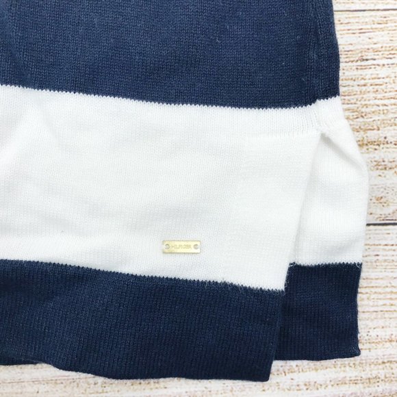 Tommy Hilfiger Navy and White Tunic Sweater - Picture 3 of 9